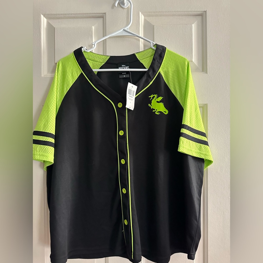Maleficent baseball style top